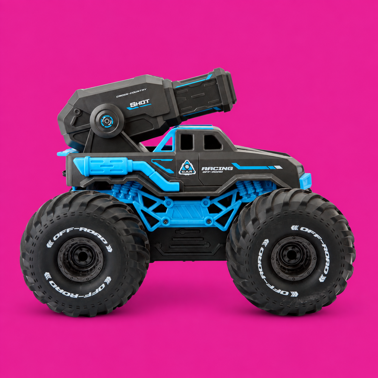 TOTA 2-in-1 Water & Land RC Car with Water Gun | Rechargeable Remote Control Holi Pichkari Cannon Truck