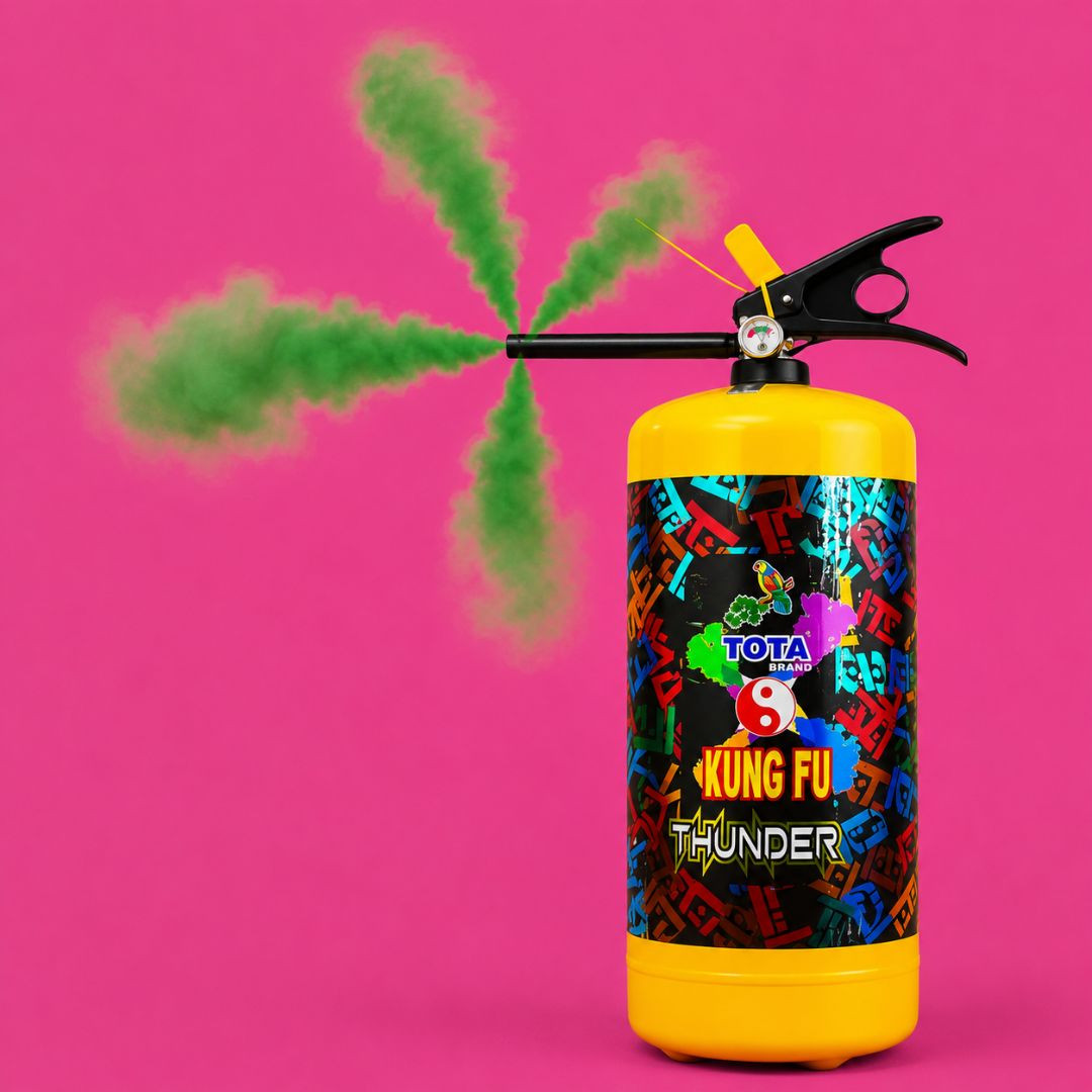 TOTA Kungfu Natural & Herbal Thunder 6kg | Holi Gulal Colour Cloud Gadget