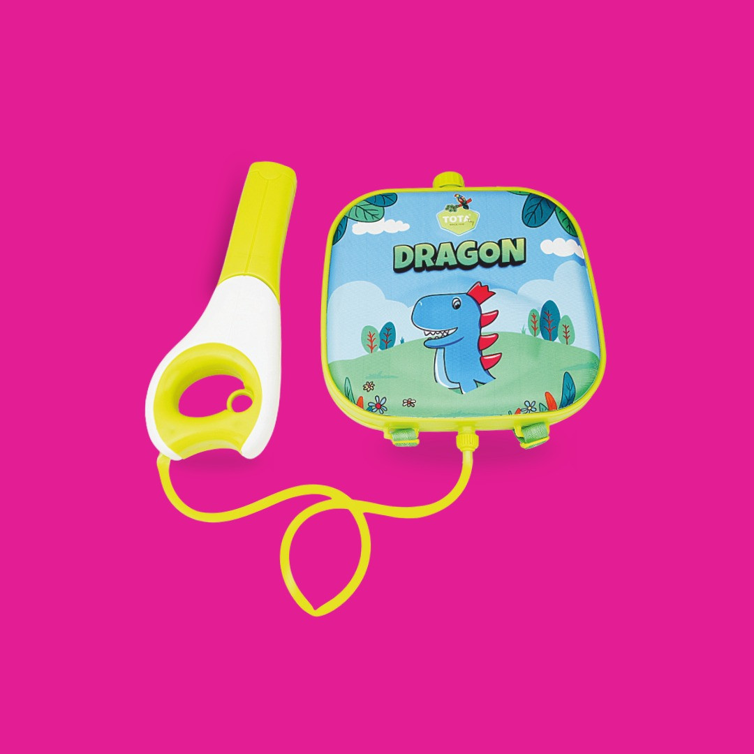 TOTA VIP Water Tank Pichkari | Refillable Backpack Water Gun for Kids | Holi & Outdoor Fun