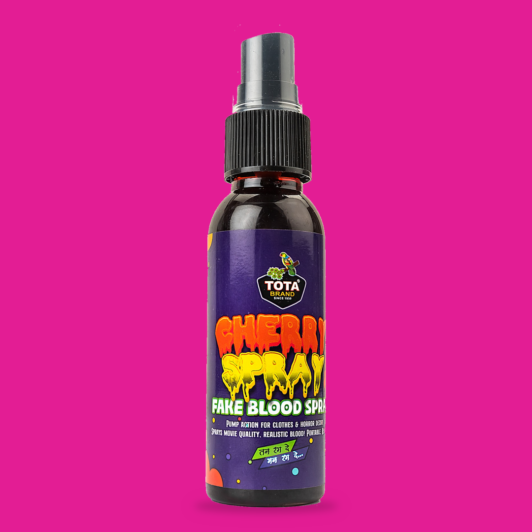 TOTA Cherry Blood Spray – 50ml | Non-Toxic Fake Blood Face & Body Paint for Holi, Halloween & Drama