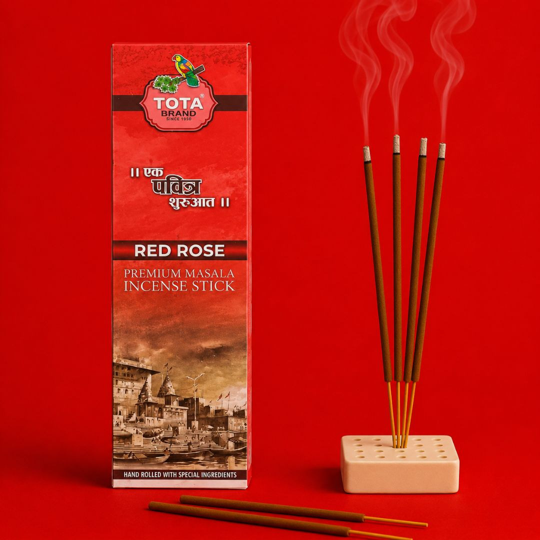 TOTA Masala Agarbatti Rose – Premium Rose Fragrance Incense Sticks