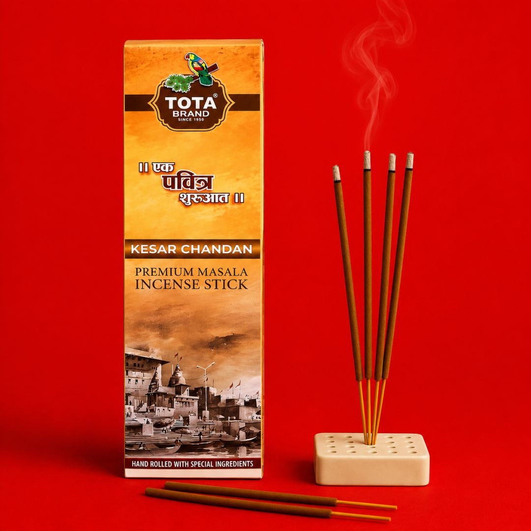 TOTA Masala Kesar Dhoop Batti – Premium Fragrance Dhoop Sticks (45 Sticks)
