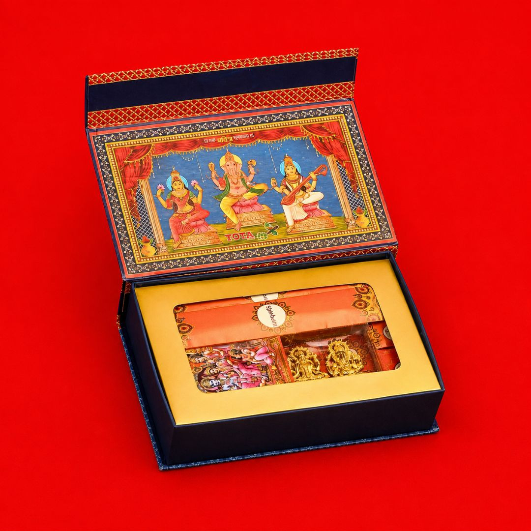 TOTA Diwali Pooja Items for Home – Puja Room Decoration & Complete Diwali Worship Kit