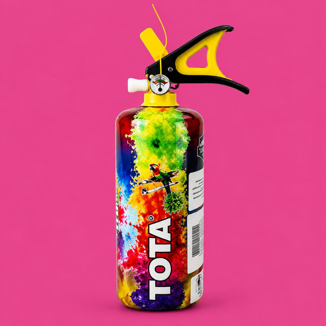 Tota Thunder Colour Gulal Spray | Cylinder for Holi Celebration Crackers - 2kg