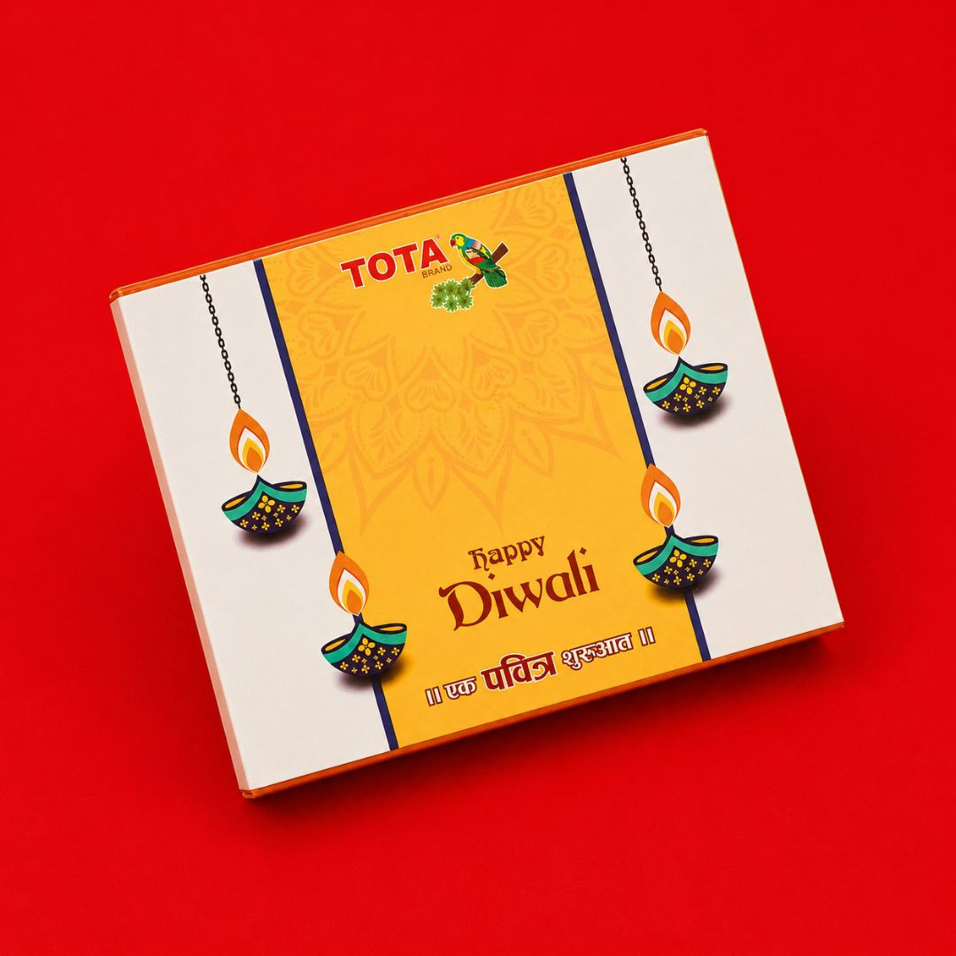 TOTA Diwali Puja Kit - 12 Puja Items with Lakshmi Ganesh Temple