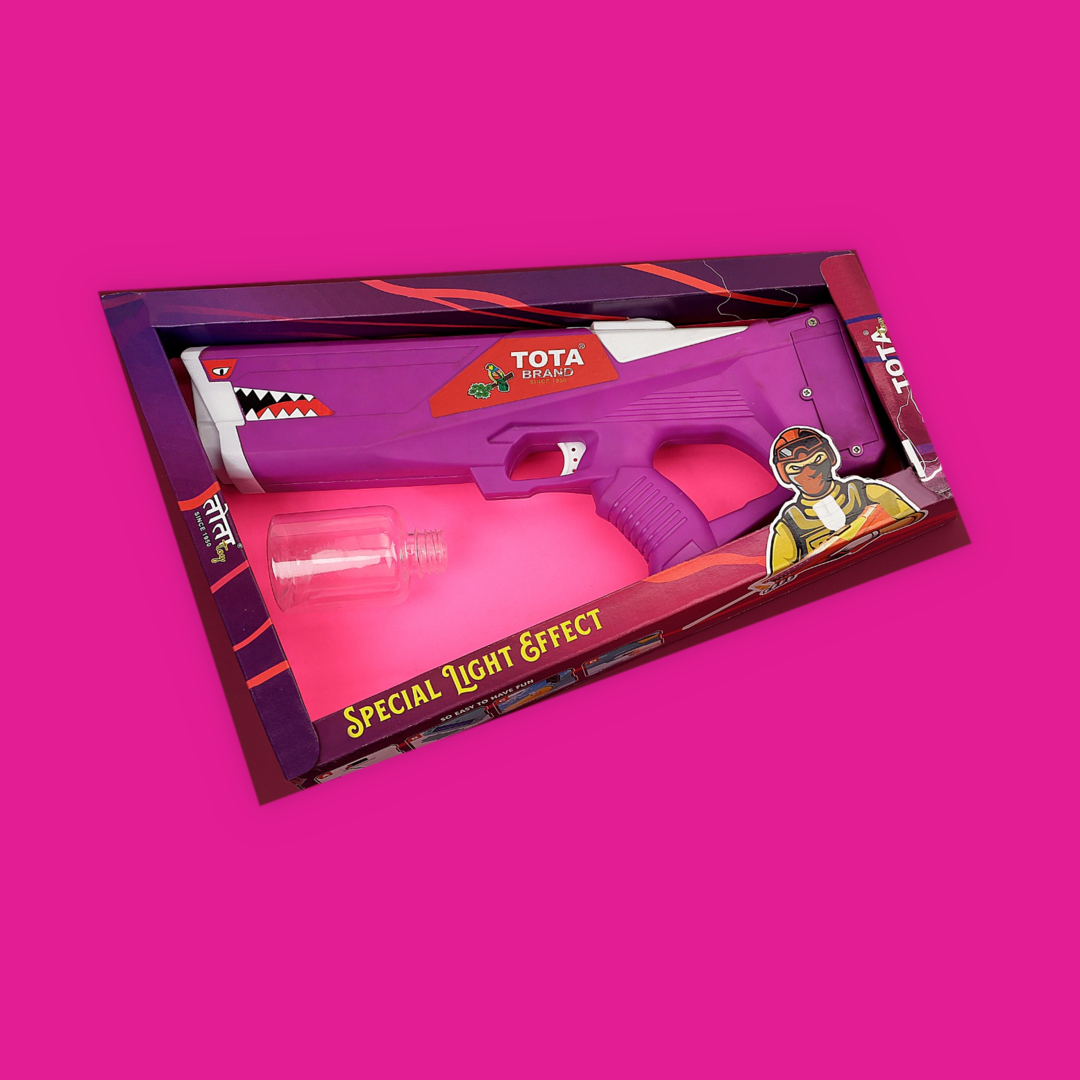 TOTA Army Gun 2.0 | High-Pressure Electric Water Gun | Holi Pichkari for Kids & Adults