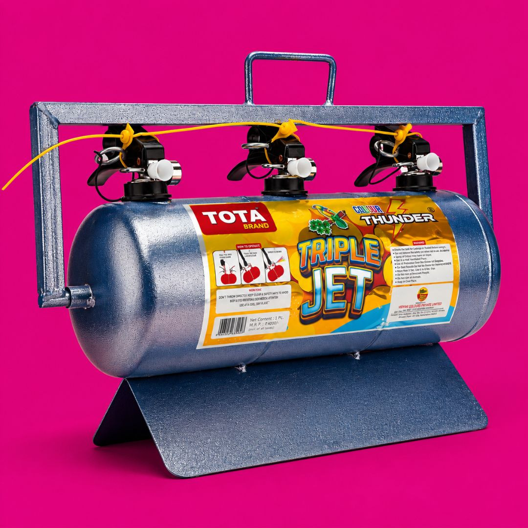 TOTA Thunder Triple Jet Colour Cloud Gadget – 10kg | 3 Colours at a Time
