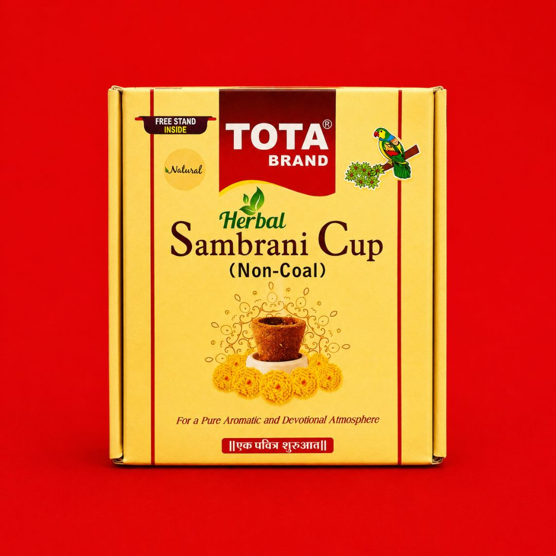 TOTA Pure Sambrani Cups – 24 Pcs for Pooja &amp; Spiritual Rituals