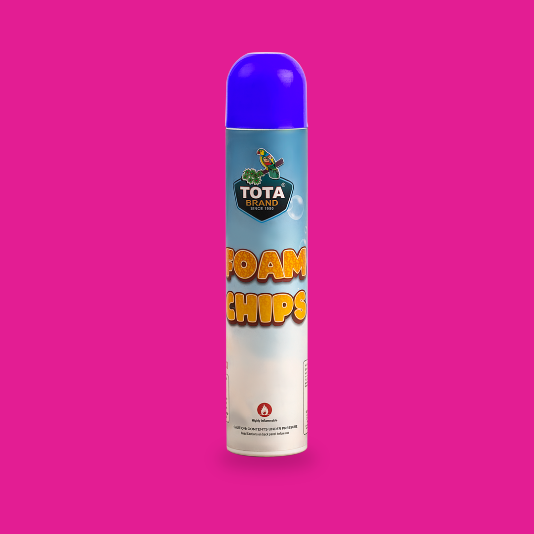 TOTA Foam Chips Colour Spray | Long-Lasting Holi Foam Spray for Parties & Fun